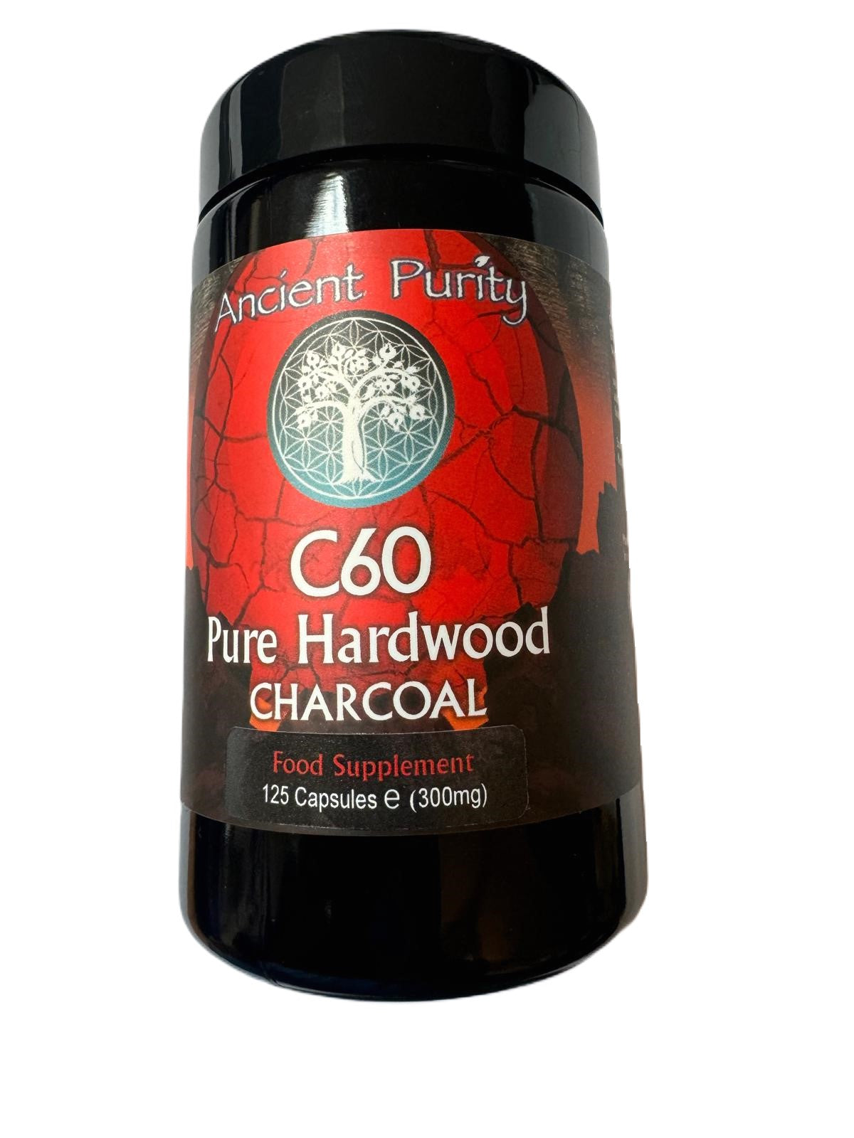 C60 Hardwood Charcoal 125 capsules